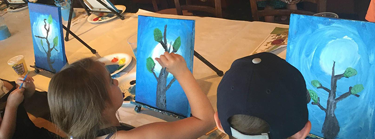 St. Kieran students in art class