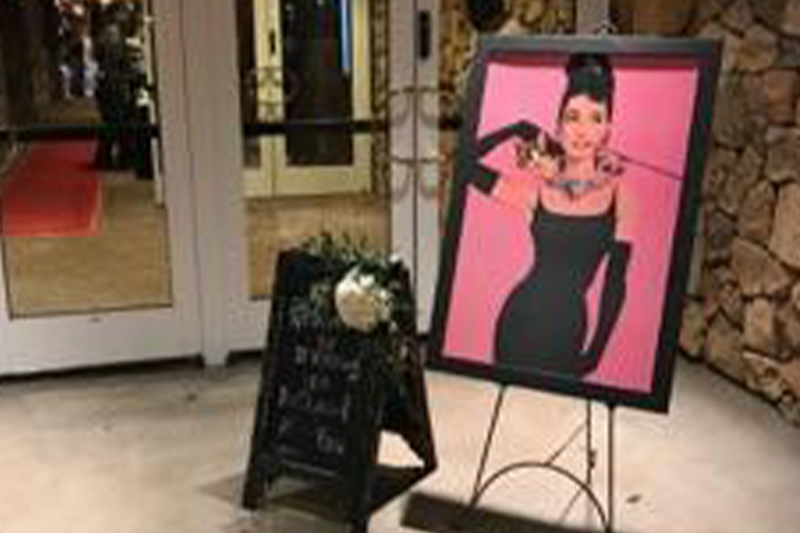 Gala welcome sign