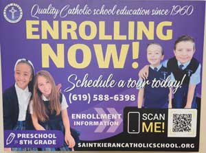 Enrollment information from new article and QR code