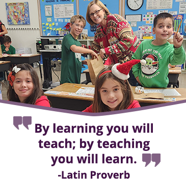 By learning you will teach by teaching you will learn. - Latin Proverb